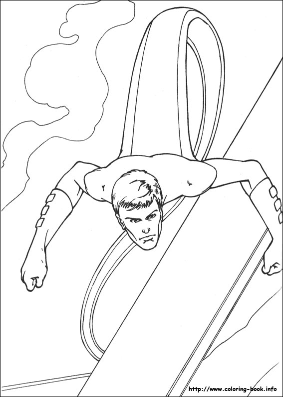 Fantastic Four coloring picture